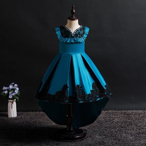 Childrens show dress girl Princess pomp dress flower child