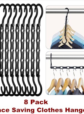 Space Saving Clothes Hangers Closet Organizer Space Saver