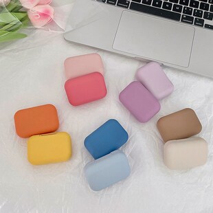 2PC/Set Beauty Contact Lens Case Matte Frosted INS Small Cut