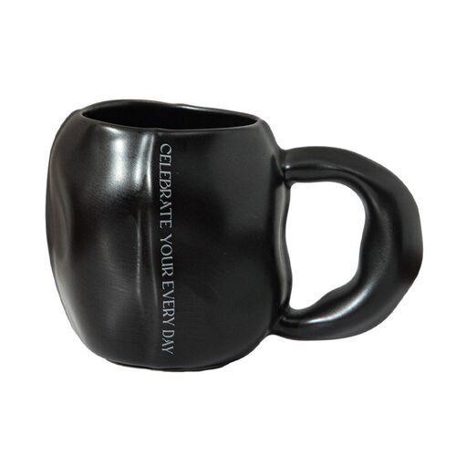350ml Nordic Matte Ceramic Handmade Mug Breakfast Milk Cup