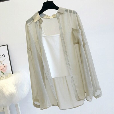 Women Thin Coat Casual Summer Sun Protection Clothes Female
