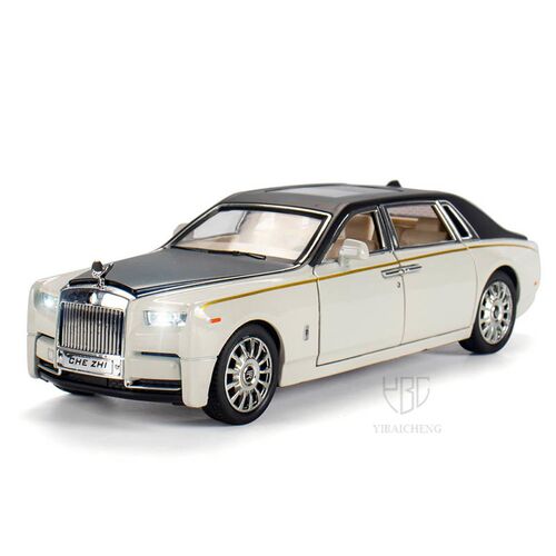 1/24 Alloy Diecast Rolls Royce Phantom Model Car Toy With Li