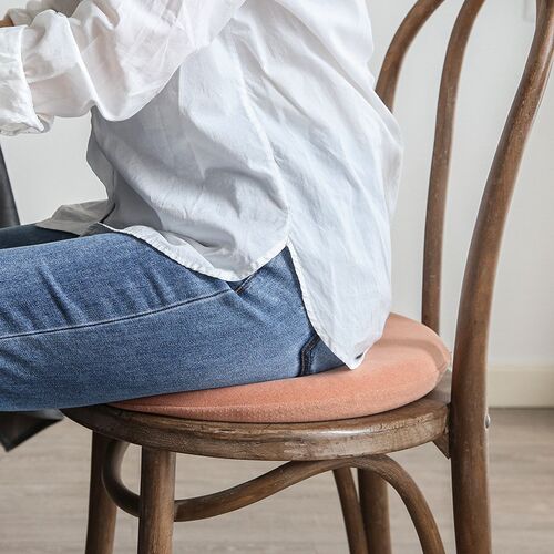 Round thickened memory foam seat cushion home office soft
