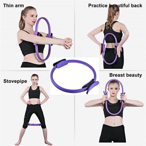 13Pcs Yoga Fitness Kit with Pilates Ring Yoga Ring Ball Figu