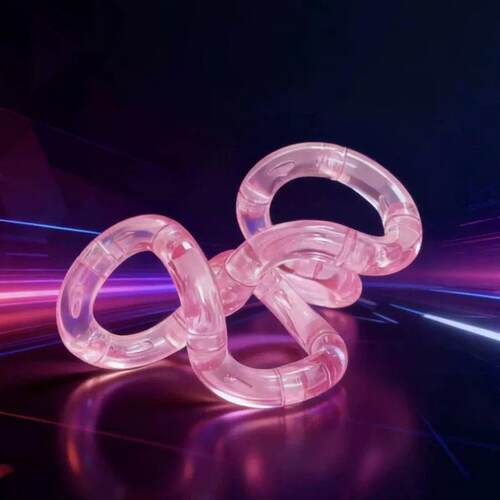 1/3/5pcs Deformable Rope Crystal Twist Rope Pressure Sss Rel