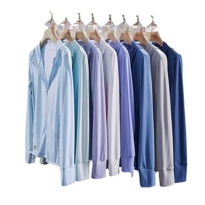 Ice Silk Sun Protection Clothing Womens Summer High Elastic