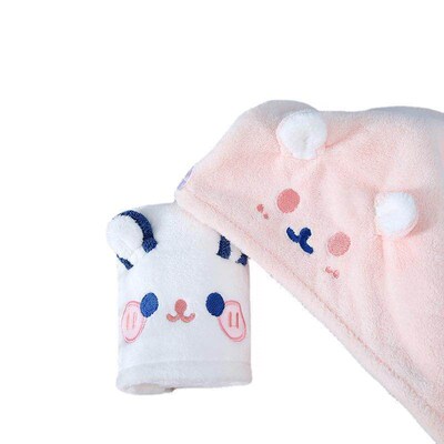 hair towel quickly dry quickly wipe hair girl head towel