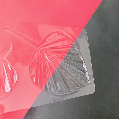 New Transparent Palm Leaf Chocolate Mould DIY Fondant Printi