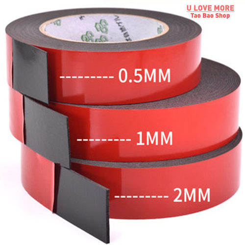 2pcs/1pcs 0.5mm-2mm thickness Super Strong Double side Adhes