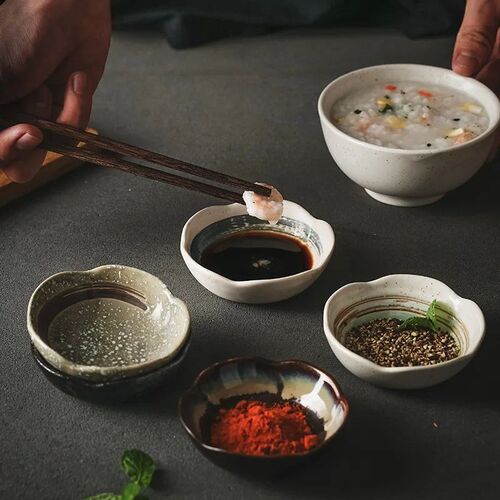 Kitchen Ceramic Seasoning Dish Dipping Sauce Dish Restaurant