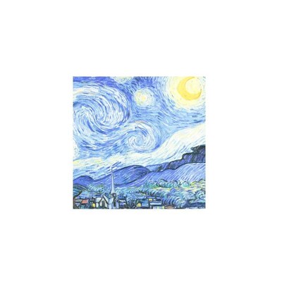 Painting Memo Pad Monet Van Gogh No-sticky Note Decal Scrapb