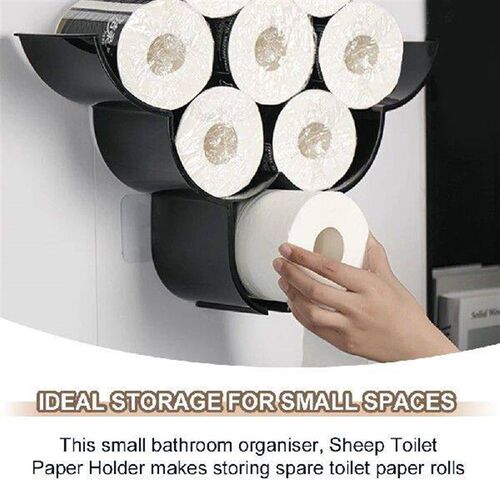 Funny Animal Toilet Paper Storage Sheep Funny Wall Mount