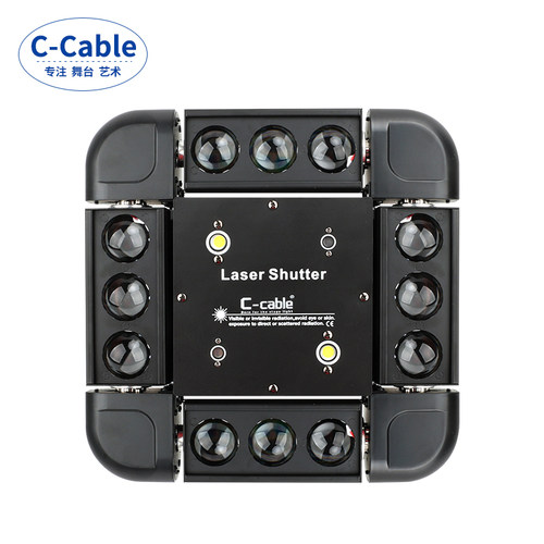 新款 ktv闪光灯舞台灯光 酒吧灯 镭射光束图案旋转声控七彩灯 LED