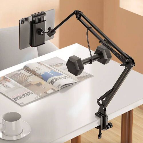 D37 Metal Desktop Stand Long Arm Tablet Stand Bed Desktop La