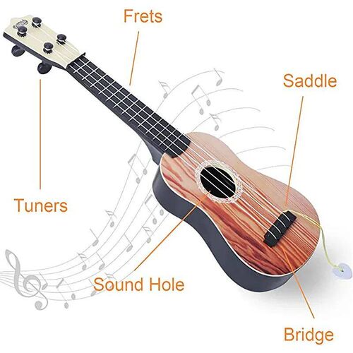Mini Guitar 4 String Classical Ukulele Guitar Toy Instrument