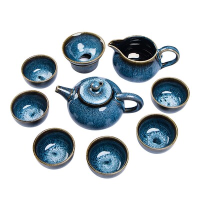 Chinese Kung Fu Tea Set glass Portable Teapot Set
