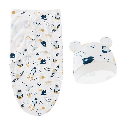 Newborn Baby Caps Sleeping Bags Swaddle Blankets for Europe