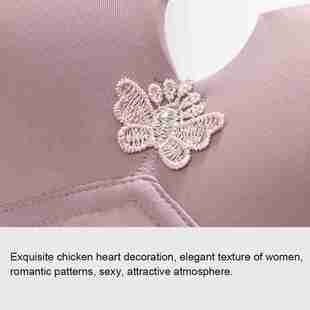 Women Sexy Push Up Full Coverage Bra Wireless Deep-V Gather