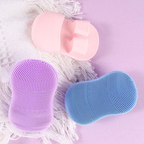 New mini silicone face wash brush can be set finger soft