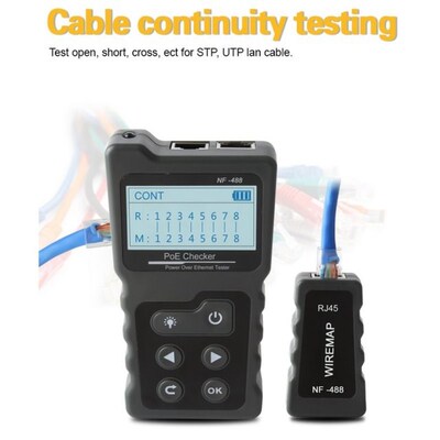 Multi-functional Professional LCD Network Cable Tester Curre