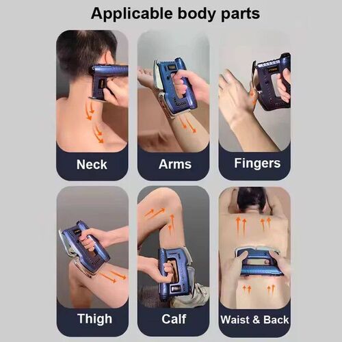 Fascia Gun EMS Red Light Therapy Heated Muscle Scraper Gua S