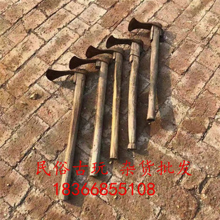 农村怀旧老物件老农具小镐子农耕文化展示品农家院装饰摆件影道具