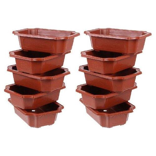 10 Pcs Bonsai Pot Garden Pots Reusable Office Gardening