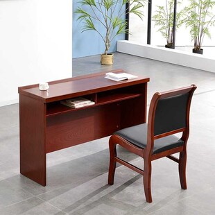 南宁会议室会议桌椅长条桌人木皮油漆条形办公桌家具培训桌