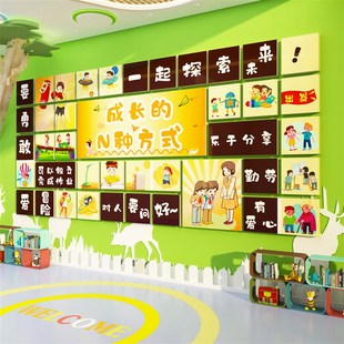 了不起的职业贴纸幼儿园墙面装饰环创主题半成品材料文化走廊楼梯