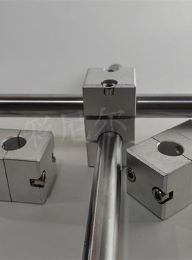 机械手配分离型十字连接块*N0181-202光轴分离式十字连接件