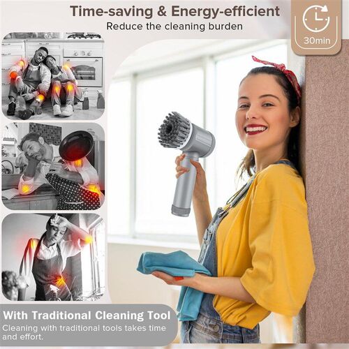 Electric cleaning brush kitchen bathroom cleaner tool suppli