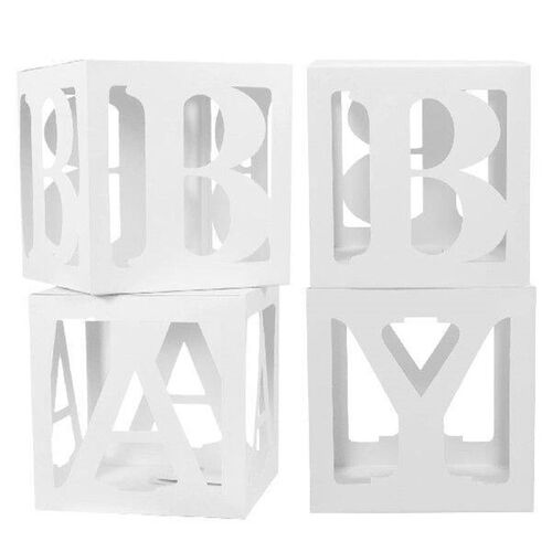 4 Pcs Balloon Box Birthday Decorations Boxes for Weddings