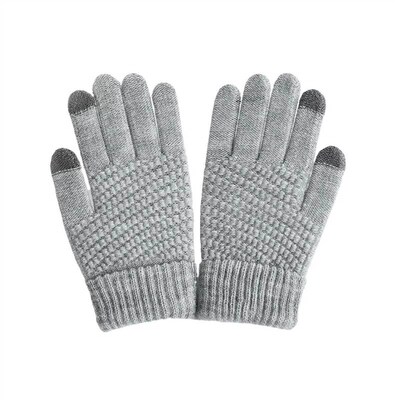 Autumn and Winter Womens Cycling Warm Finger-separated Soli