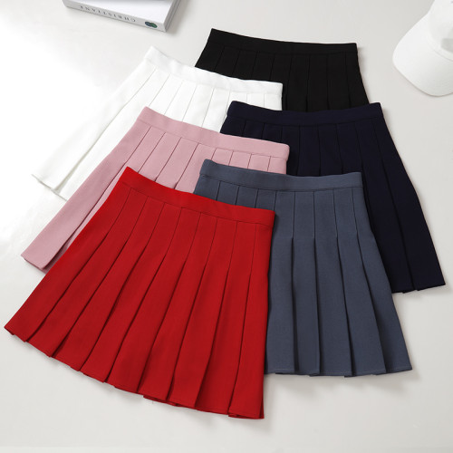 Womens Skirt Pleated Korean Style Summer Woman  Fashion