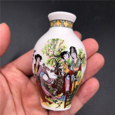 Chinese souvenir china ceramic vase fridge magnet tourist