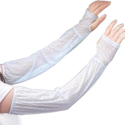 Sun Protection Arm Sleeves for Women - Summer Ice Silk Loose