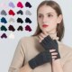 Finger Cashmere Soft Men Wool Warm Half Short Women Glove