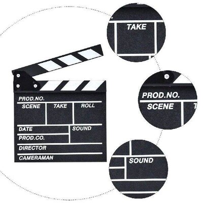 Wall Stickers for Sockets Board Directors Clapboard Wooden