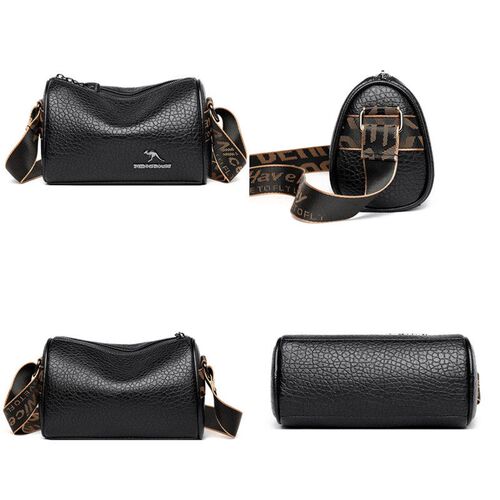 High Quality Stone Pattern Soft Leather Shoulder Crossbody B