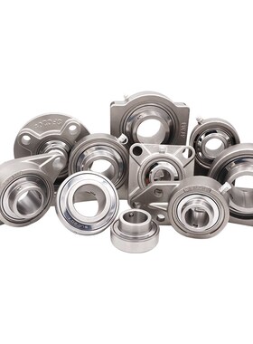 不锈钢外球面轴承可调式菱形带座SUCF202 203 20 205 SUCF20