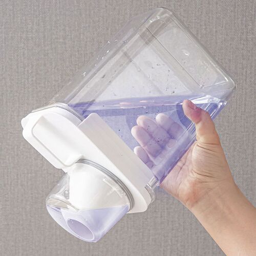 Airtight Laundry Detergent Powder Storage Box Clear Washing