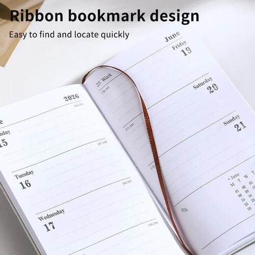 2026 Weekly Planner Portable A6 Eye Care No Bleed Thick Pape