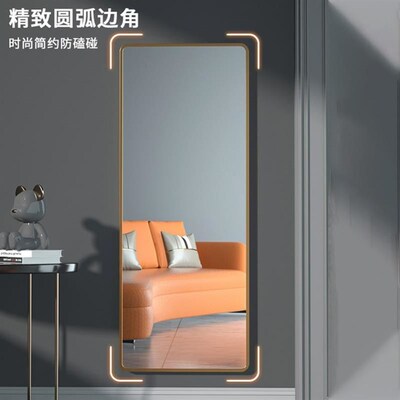 Full-length mirror floor mirror bedroom wall hanging mirror