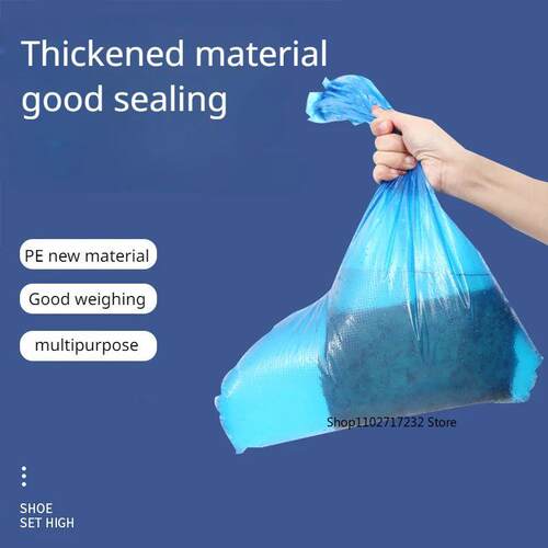 Disposable PE Plastic Waterproof Shoe ver Farm Protective Sh