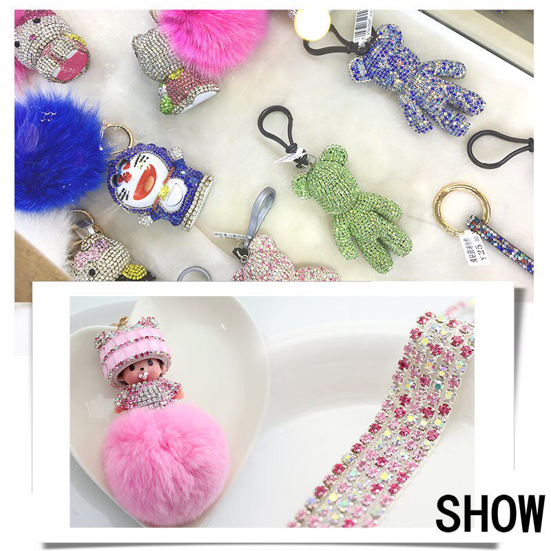 1Yard 10Yards/roll SS6-SS16 Glitter Crystal Rhinestone Chain - 实物图