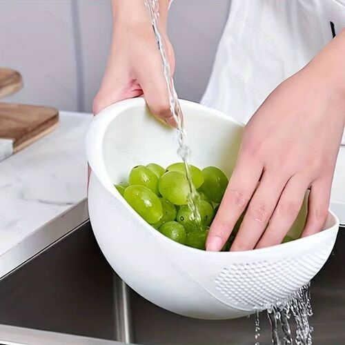 【Hot sales】Rice Drain Basket Rice Filter Fruit and Vegetab