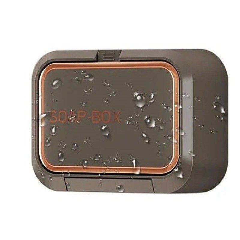 Wall Soap Holder Soap Box Adhesive Sponge Storage Organizer图片