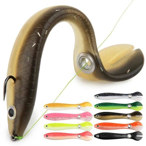 6g 10cm 1pcs Loach Baits Bass Pike Trout Soft Fishing Bait B