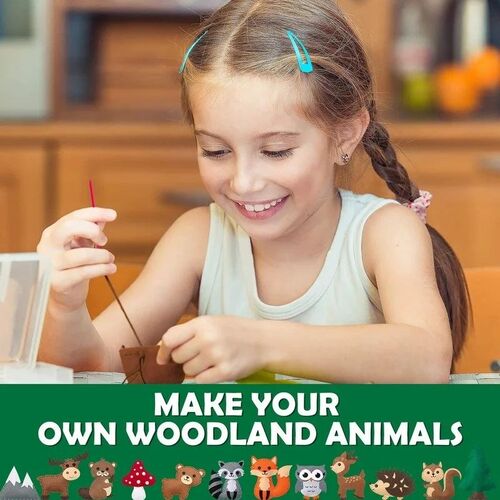 Woodland Animals Craft Kit Forest Creatures DIY Sewing Felt