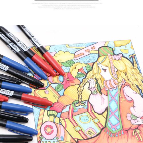 Permanent Marker Pen Fine Point Waterproof Ink Thin Crude  B